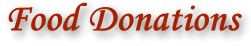 Food Donations
